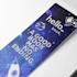 Bookmarks with silver foil paper finish, available at HelloPrint