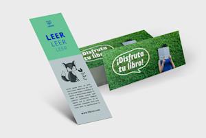 Classic Bookmarks with an example design from holaimprenta.es