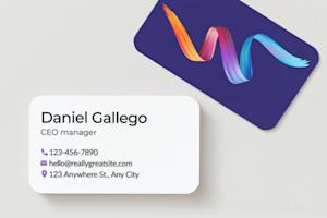 Cartes de visite standard