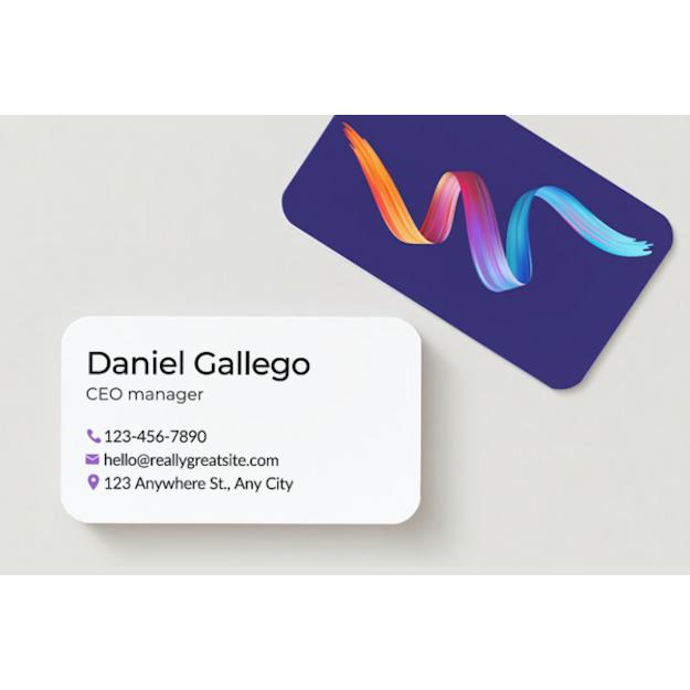 Rounded Corner Business Cards