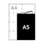 444x210mm <br>gefaltet zu <br><strong>A5 (6pp)</strong>