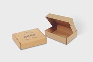 Logo Postal Box with Flap