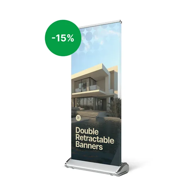 Doppelseitige Roll Ups