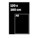 1200 x 1600 mm