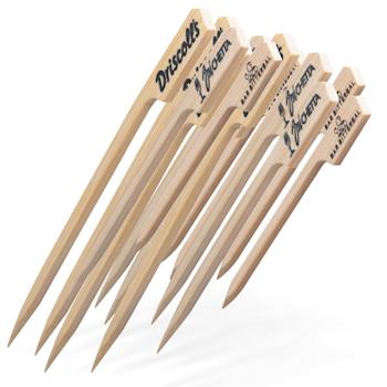 Brochettes alimentaires en Bambou