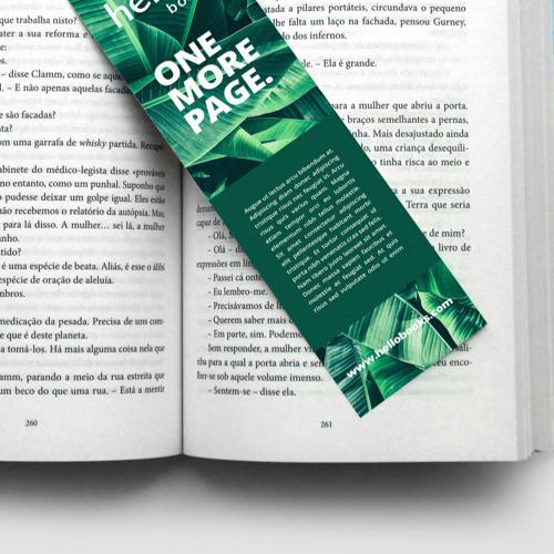 Eco Friendly Bookmarks with 100% recycled paper from DrukwerkMAX