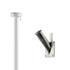 Pole (200cm) with white top + mount