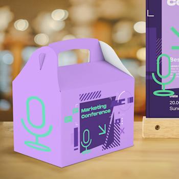 Geschenkbox mit Griff