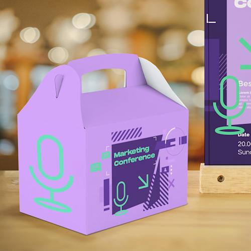 Geschenkdoos met handvat