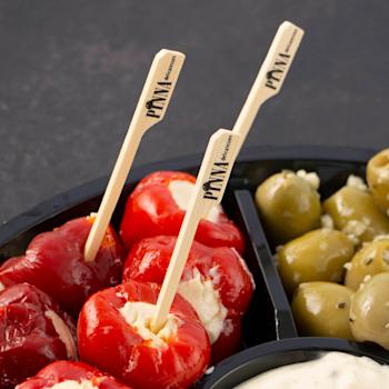 Brochettes alimentaires en Bambou