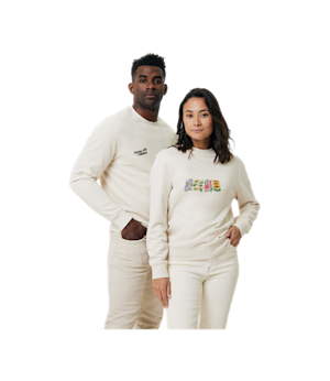 Pull col ras du cou recyclé Undyed