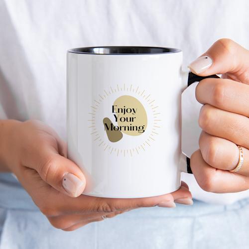 Coloured Handle Mug