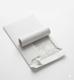 Wit papier met bubbelplastic