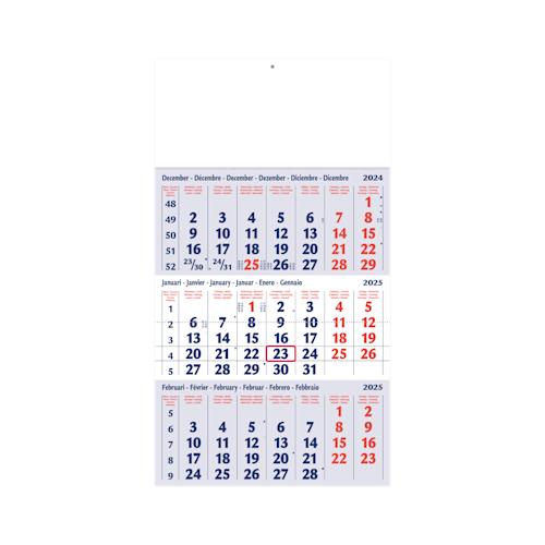 3 Maandskalender standaard