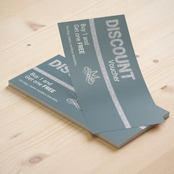 Bons cadeaux avec finitions luxueuses