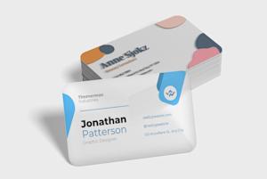 Transparante visitekaartjes