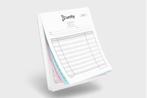 NCR pads custom printed online at Printworx