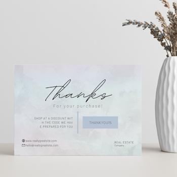 Cartes de remerciements