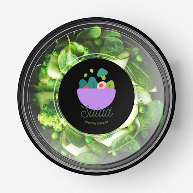 Etiqueta para fruta en rollo