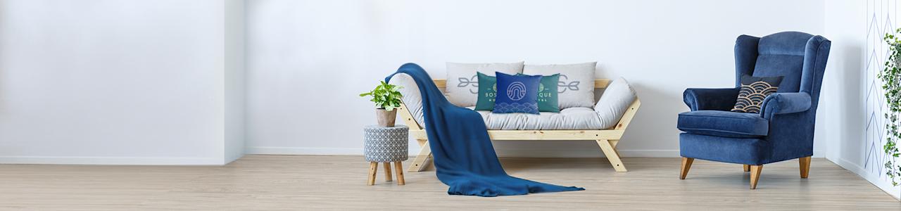 Gepersonaliseerd<br>interieurtextiel<br>& wooninrichting