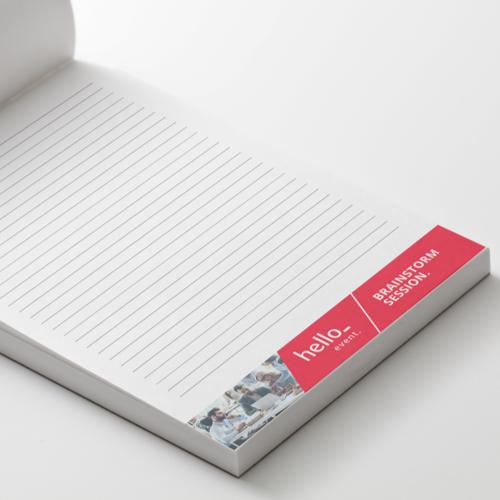 Notitieblokken met dekblad