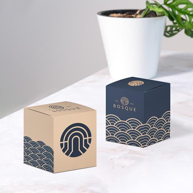 Geschenkbox mit Klappe