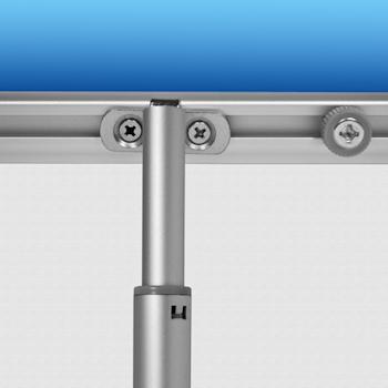 Mât télescopique du Kakémono grand format