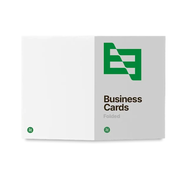 Folded Business Cards