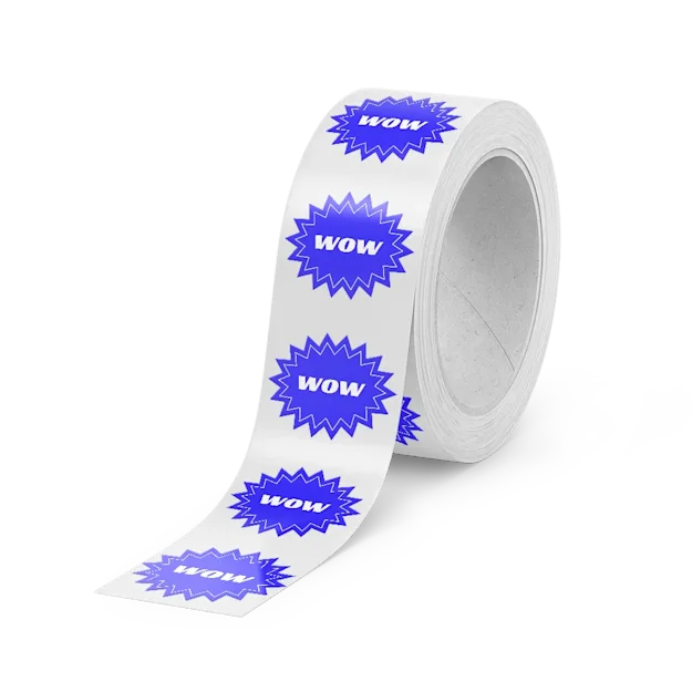 Stickers sur mesure en rouleau