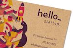 Environmentally-friendly business cards, available at Helloprint