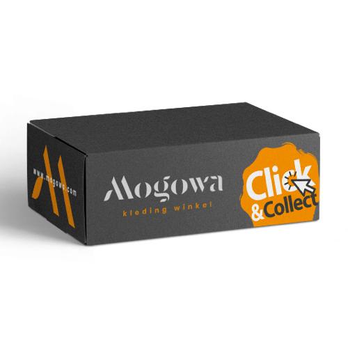 Doos met openslaande klep