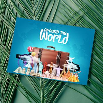 Cartes postales avec finition deluxe