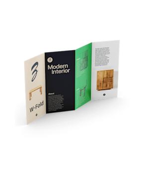 Dépliant 3 plis accordéon - 4 volets