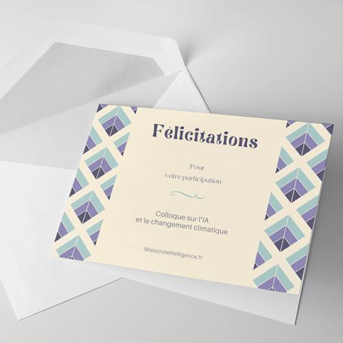 Cartes de voeux personnalisées