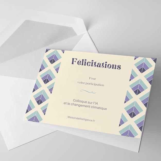 Cartes de voeux personnalisées