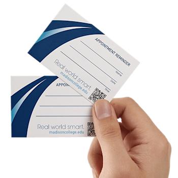 Biglietti da visita con form per appuntamenti, non perdere mai più un meeting. Disponibili a HelloPrint. Scopri di più.