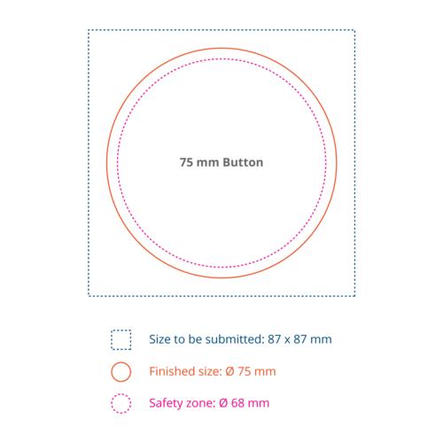 Badge 75mm