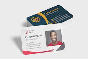 Plastic visitekaartjes