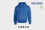 Image of a Gildan Hoodie. Luxury material and extra comfortable!