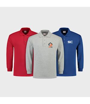 Felpa con colletto polo Tricorp