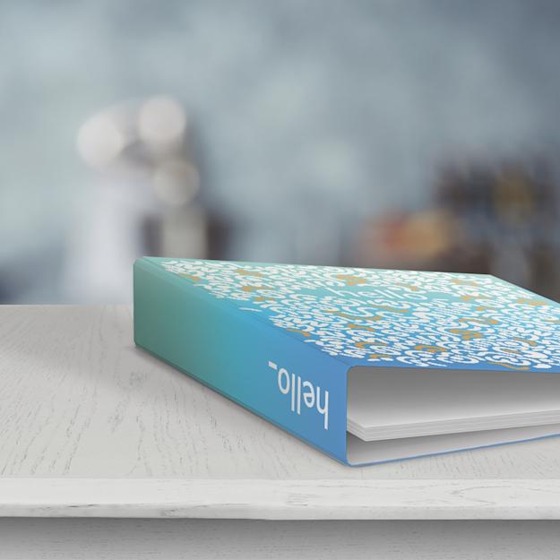 Bedruckte Aktenordner