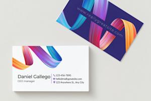 Cartes de visite classique