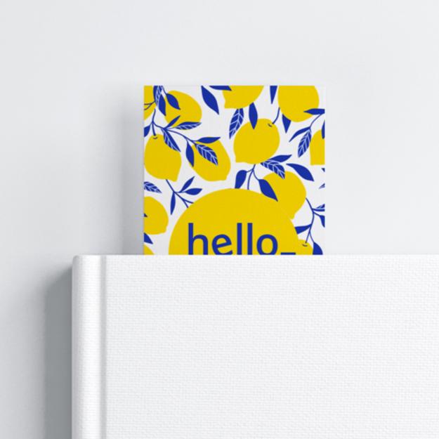 Ökologische Lesezeichen aus 100% recyceltem Papier gefertigt, erhältlich bei HelloPrint