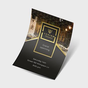 Flyers con acabados exclusivos