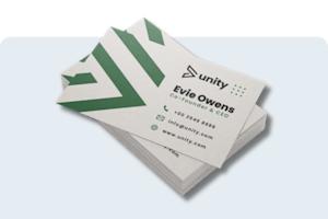 Milieuvriendelijke visitekaartjes