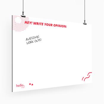 Cheap Custom White Board Stand Printing UK