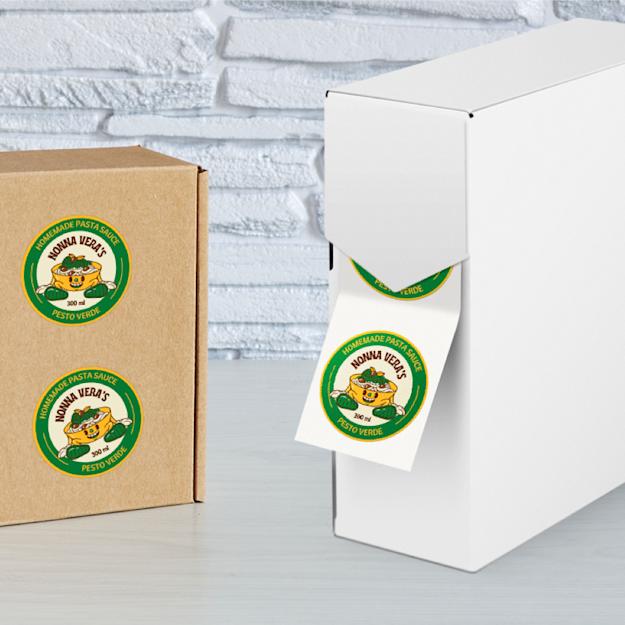 Etiketten auf Rolle im Wunschformat