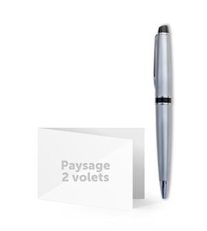 Cartes de visite double paysage