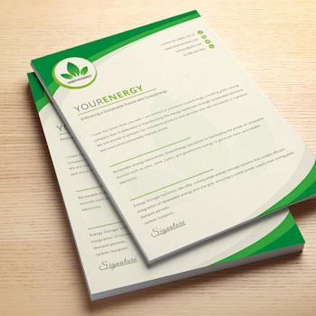 Papier en-tête entreprise