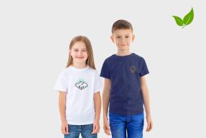 T-shirt à col ras du cou pour enfants